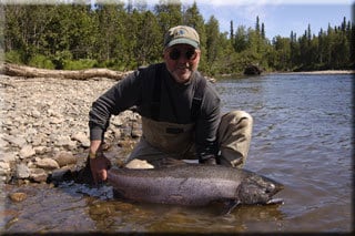 Alaska fishing for king salmon
