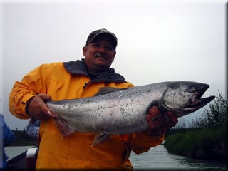 Alaska King salmon fishing