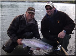 Fall rainbow trout fishing on the Kenai River is the best in the world