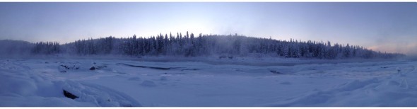 Riverview Dec 25, 2013 Kenai River, December 25, 2013