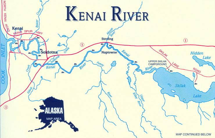 Where We Fish On The Kenai River Alaska Fishing Trips With Mark